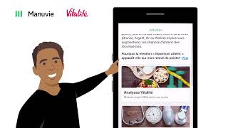 Histoires du programme Manuvie Vitalité  Application mobile [upl. by Kcire412]