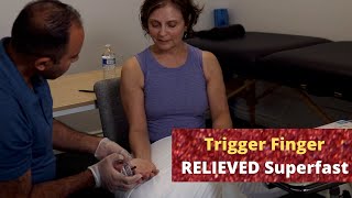 Severe  Trigger Finger  RELIEVED Fast REAL RESULTS [upl. by Wolbrom]