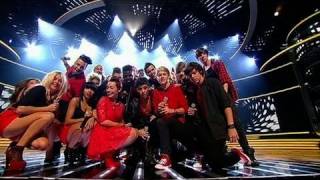 The Final 14 sing Telephone  The X Factor Results Show 2  itvcomxfactor [upl. by Relly]