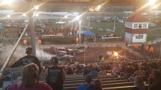 Bent Metal Motorsports Halloween Havoc 2022 Full Size V8 Demolition Derby [upl. by Daisey]