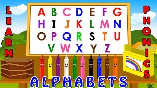 learning alphabets for kids  Phonetics for kids [upl. by Atsirak]