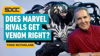 Does Marvel Rivals’ Venom Get Creator Todd McFarlane’s Approval  Comic Con 2024 [upl. by Schmeltzer]