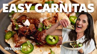 The Easiest Pork Carnitas  Get Cookin  Allrecipes [upl. by Pietra]