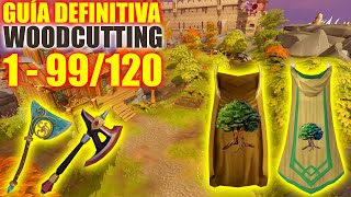 🟢guia definitiva 2023🟢 de WOODCUTTING 1  99120 runescape 3 [upl. by Neirb870]