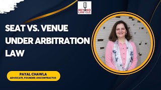 Seat Vs Venue Under Arbitration Law [upl. by Htial]