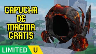 CONSIGUE CAPUCHA DE MAGMA GRATIS EN ROBLOX 2024 [upl. by Litt]