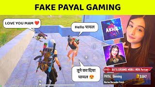 😂 FAKE PAYAL GAMING PRANK  PART 1   IND AKHIL [upl. by Geilich457]