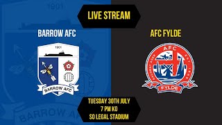 Barrow AFC v AFC Fylde [upl. by Eiramlirpa788]