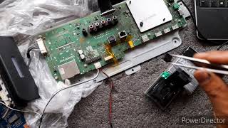 SONY KDL55W800C amp D EMMC software dump file read process [upl. by Adalie648]