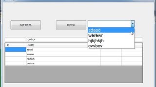 Combobox get data from DatagridView in c [upl. by Otnas]