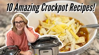 EASY CROCKPOT RECIPES for COZY FALL MEALS  WE KEEP MAKING THESE [upl. by Siuqcram615]