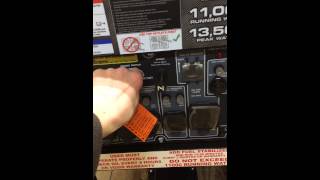 Harbor Freight Predator 61725 1100013500 Watt Generator Close LookReview [upl. by Llenahc835]