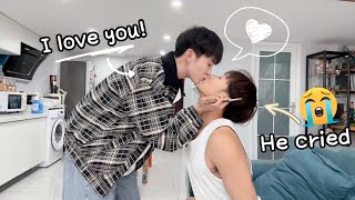 He Cried ！It Feels So Good To Make My Boyfriend Cry And Then Kiss Him 🥹Gay Couple’s Love VLOG💕 [upl. by Inotna]