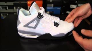 Air Jordan IV 4 White Cement Grey [upl. by Demmy]