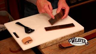 How to Use a Leather Skiver [upl. by Maleki]