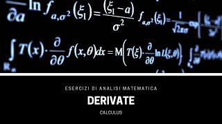 Esercizi di analisi  Derivate conseguenze significato geometrico e retta tangente [upl. by Llemart]