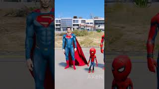 RANDOM SPIDERMAN VS BLUEHULK BATTLE gta5 hulk [upl. by Shreve]