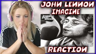 First Time Hearing John Lennon  Imagine official music video [upl. by Skolnik]