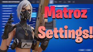 I Tried Best Fortnite Settings Martoz Settings [upl. by Hamer937]