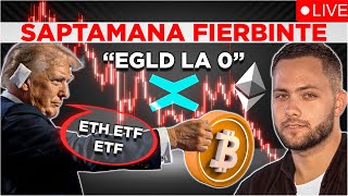 🔴LIVE SA RETRAS BIDEN TRUMP FACE BITCOIN REZERVA STRATEGICA IN SUA quotEGLD LA 0quot ETHERUM ETF MARTI [upl. by Sina]