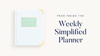 Peek Inside the 2024 Weekly Simplified Planner  Simplified® by Emily Ley [upl. by Yrrum]