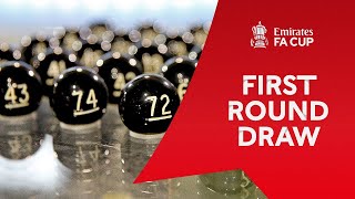 First Round Draw  Emirates FA Cup 2223 [upl. by Goodyear]