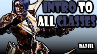 Raziel Dungeon Arena  Preview of ALL Classes on Global Release [upl. by Chandal612]