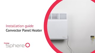 Electric convector panel heater installation [upl. by Tnayrb743]