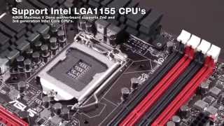 ASUS ROG Maximus V Gene preview  Intel Z77 in mATX [upl. by Seto170]