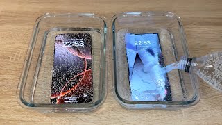 iPhone 16 Pro Max vs Samsung Galaxy S24 Ultra  Sparkling Water FREEZE Test [upl. by Enimzaj559]