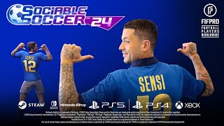 Sociable Soccer 24  Switch Launch Trailer [upl. by Nilrac620]