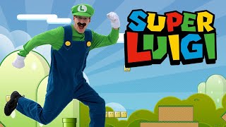 Super Luigi In Real Life  Super Mario Bros [upl. by Bolton]