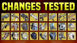 ALL EXOTIC UPDATES TESTED in Episode Revenant Armor amp Weapon Overhauls 【 Destiny 2 】 [upl. by Enyal]