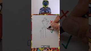 Drawing A Hand😍😍 shortsfeed shorts trending ytshorts [upl. by Besnard]