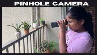 Pinhole camera  DIY  School project  science project  STEM activity  NCERT [upl. by Enelhtak]