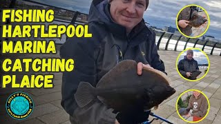 Hartlepool Marina Catching Big Plaice [upl. by Einnij]