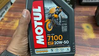 Motul 7100 20w50 Fully Synthetic Engine Oil Review With Price In 2023 motul7100 [upl. by Anot320]