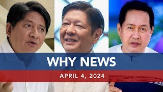 UNTV WHY NEWS  April 4 2024 [upl. by Elvia352]