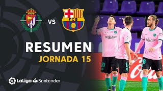 Resumen de Real Valladolid vs FC Barcelona 03 [upl. by Jock682]