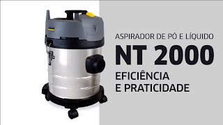 Aspirador NT 2000 Kärcher  Limpeza com eficiência [upl. by Celka]