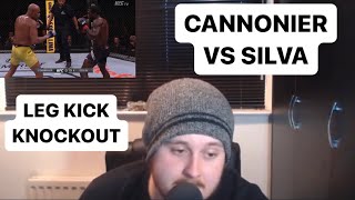 MMA Guru Reacts to Jared Cannonier FINISHING Anderson Silva [upl. by Pedaias]