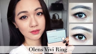 비비링 OLENS VIVI RING COLLECTION  GRAY amp BROWN CLOSE UP amp REVIEW [upl. by Neela]