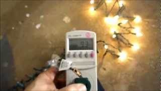 Compare LED to Incandescent Christmas Lights [upl. by Conard]