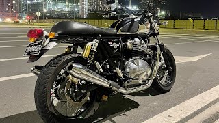 Royal Enfield Interceptor 650 sounds amazing Sound check [upl. by Oidacra900]