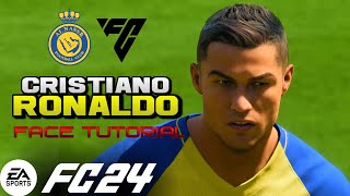 EA FC 24 CRISTIANO RONALDO FACE TUTORIAL CREATION LOOKALIKE  PRO CLUBS amp CAREER MODE [upl. by Aita]