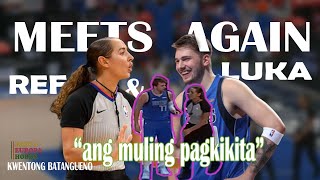 Luka Doncic and Referee Ashley Moyer Gleich meets again  Dallas vs Spurs game quotmuling pagtatagpoquot [upl. by Otrevire]