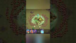 Justice for goblin village 😁😂clashing clashofclans clashbeing coc clasher [upl. by Palmer358]