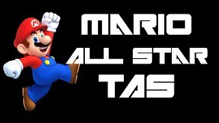 SSBM Mario All Star TAS Very Hard No Damage [upl. by Reffineg423]