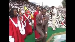 Ethiopian Worship at Addis Ababa Stadium Part 2 [upl. by Brahear]