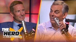 Joel Klatt on Kyler Murray amp NFL Draft says Rosen will succeed just not with Cards  NFL  THE HERD [upl. by Anij631]